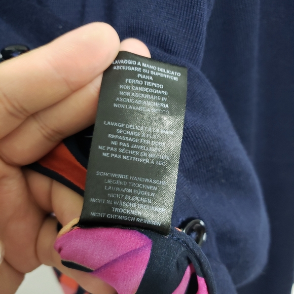 PAUL SMITH Ribbons Navy Wool Cardigan - Picture 13 of 16